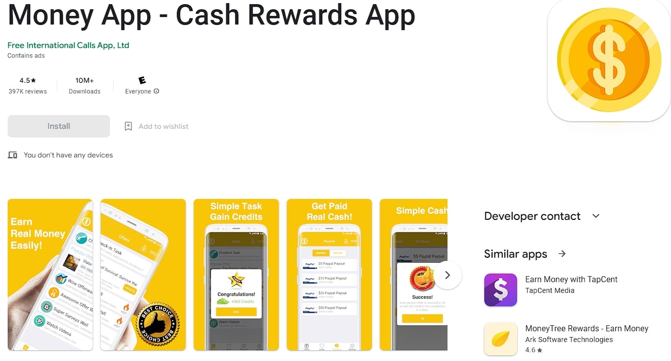 Cash For Apps Penghasil Uang Jutaan