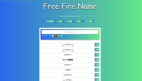 freefire-name com