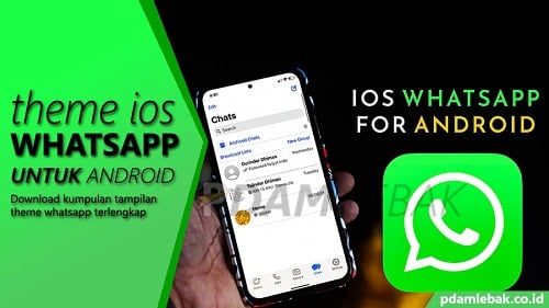 Link Download Tema WA iPhone (iOS) Untuk Android WA Mod